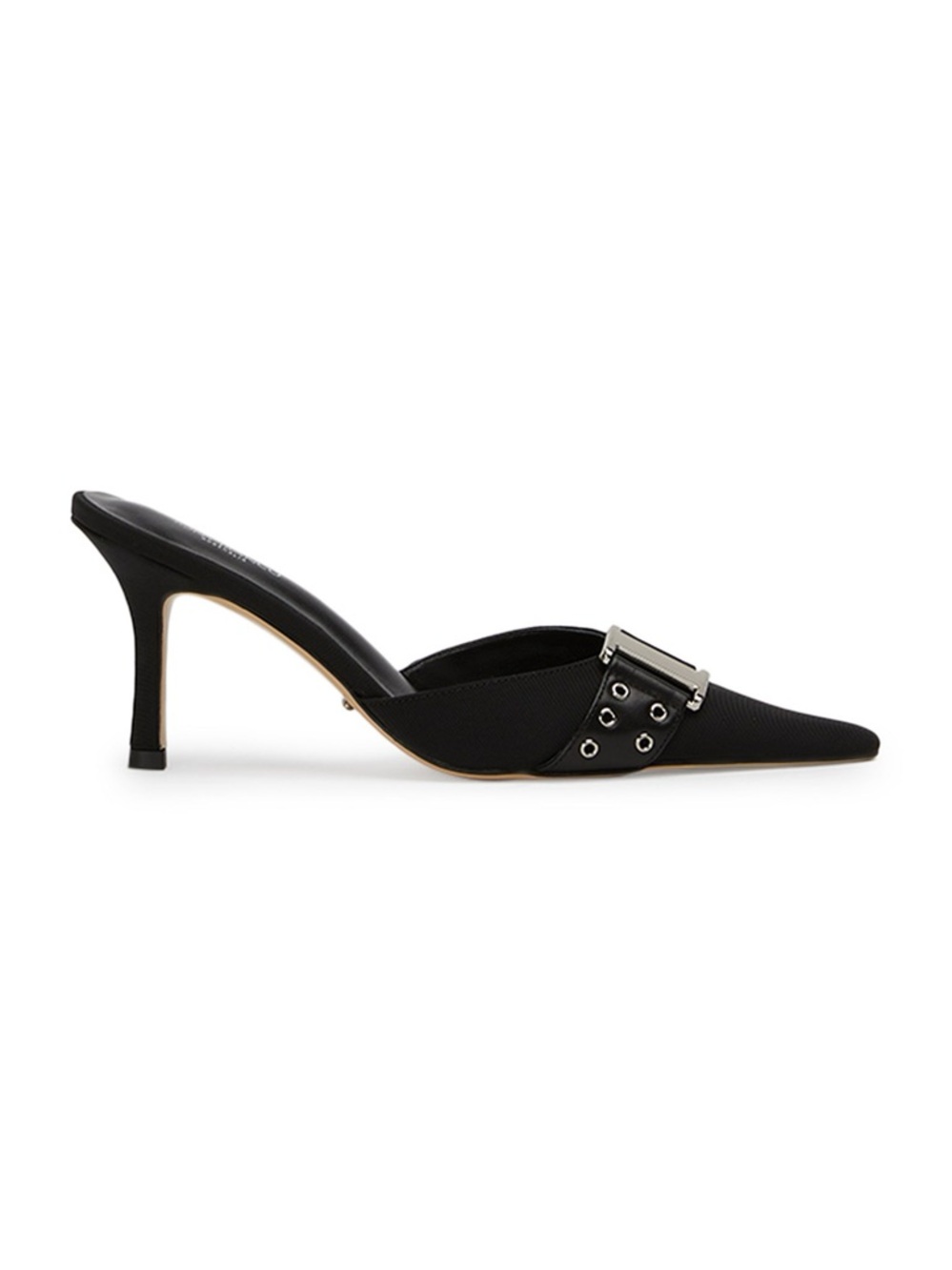 Tony Bianco Samma Black Pointed-Toe Mules